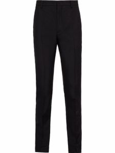 Prada pantalon de costume à plis marqués - Noir