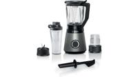Bosch Serie 4 MMB6177S blender 1,5 l Blender voor op aanrecht 1200 W Zwart, Zilver