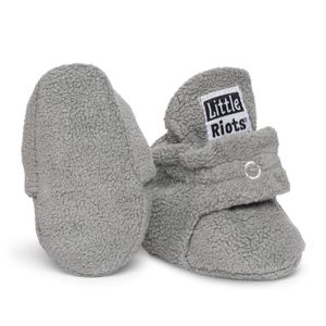 Little Riots slofjes grijs Fleece Maat