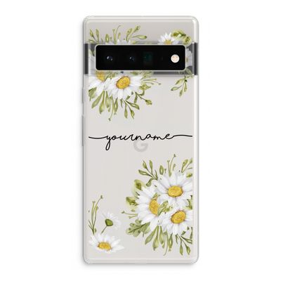 Daisies: Google Pixel 6 Pro Transparant Hoesje