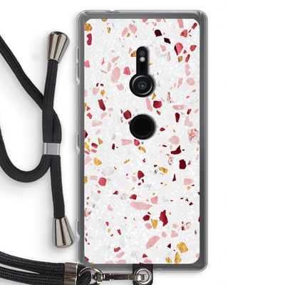 Terrazzo N°9: Sony Xperia XZ2 Transparant Hoesje met koord