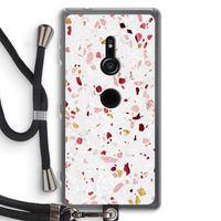 Terrazzo N°9: Sony Xperia XZ2 Transparant Hoesje met koord