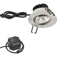 EVN PC650N613D2W EVN Lichttechnik LED-inbouwlamp LED LED vast ingebouwd 6 W RVS