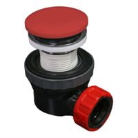 Speciaal Ruimtebesparend sifon met clickwaste Mondiaz Easy | 5/4" | Solid Surface | fire