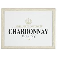 Schootkussen Chardonnay wit 43x33x9cm