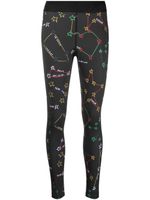 Rossignol legging Booster à motif étoiles - Noir