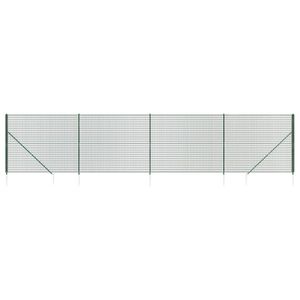 vidaXL Draadgaashek met grondankers 1,6x10 m groen