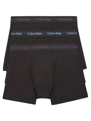 Calvin Klein - 3p Trunk - Cotton Stretch - WHD, Maat:S