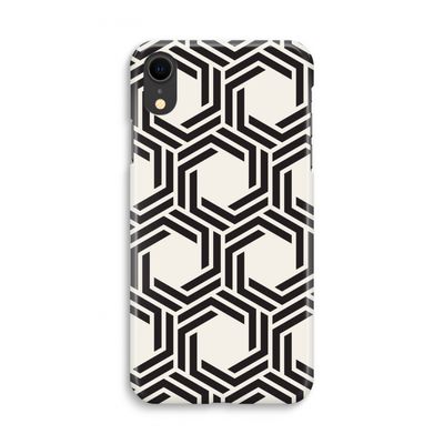 Geometrisch patroon: iPhone XR Volledig Geprint Hoesje