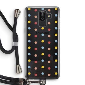 Bollen: Samsung Galaxy J8 (2018) Transparant Hoesje met koord