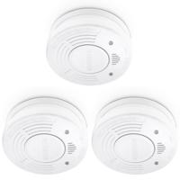 Alecto SA-110 TRIPLE - Rookmelder met 10 jaar sensor en batterij, 3 pack