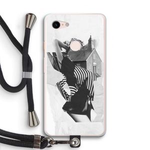 House: Pixel 3 XL Transparant Hoesje met koord