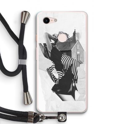 House: Pixel 3 XL Transparant Hoesje met koord