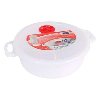 Lunchtrommel met Deksel voor Magnetron Afmeting 1,5 L - ø 19 x 7 cm