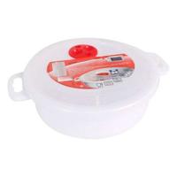 Lunchtrommel met Deksel voor Magnetron Afmeting 1,5 L - ø 19 x 7 cm