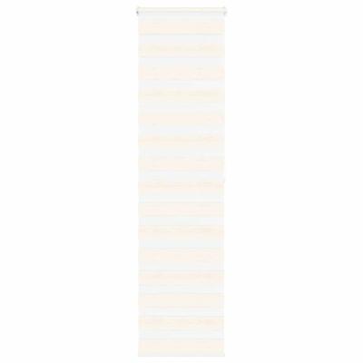 VidaXL Zebra rolgordijn 55x200 cm stofbreedte 50,9 cm marmerbeige