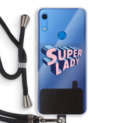 Superlady: Huawei Y6s Transparant Hoesje met koord