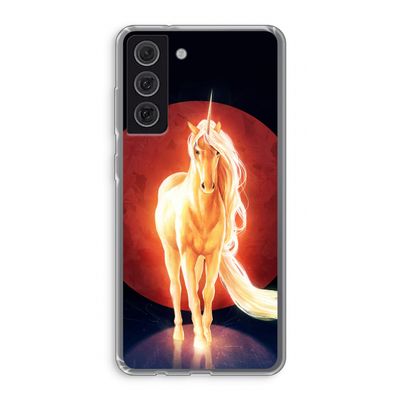 Last Unicorn: Samsung Galaxy S21 FE Transparant Hoesje