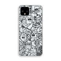 Vexx Black City : Pixel 4 Transparant Hoesje