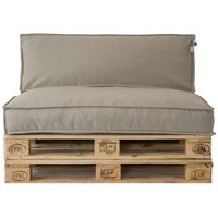 2L Metro Lounge Beige Palletkussens - set zit- en rugkussen 2L Metro Lounge Beige Palletkussens - set zit- en rugkussen