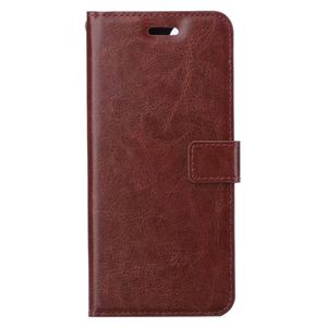 Basey Samsung Galaxy A02s Hoesje Book Case Kunstleer Cover Hoes - Bruin