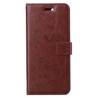 Basey Samsung Galaxy S23 Ultra Hoesje Book Case Kunstleer Cover Hoes - Bruin - thumbnail