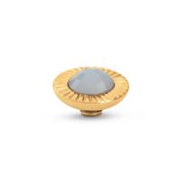 Melano Vivid Sunburst Steentje Soft Blue | Goud