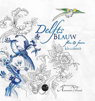 Delfts Blauw flora & fauna kleurboek (Paperback)