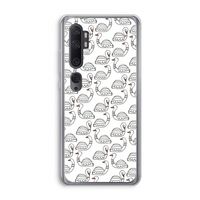 Zwanen: Xiaomi Mi Note 10 Transparant Hoesje