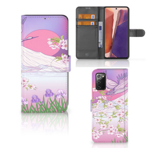 Samsung Galaxy Note 20 Telefoonhoesje met Pasjes Bird Flying