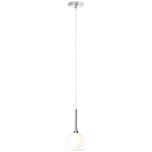 Brilliant Hadan 85570/15 Hanglamp E14 Chroom, Wit (transparant)