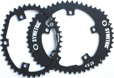 O.symetric Chain ring 38/52t kit