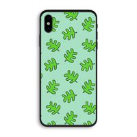 Groene blaadjes: iPhone X Biologisch afbreekbaar hoesje
