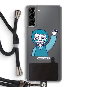 Zwaai: Samsung Galaxy S21 Plus Transparant Hoesje met koord