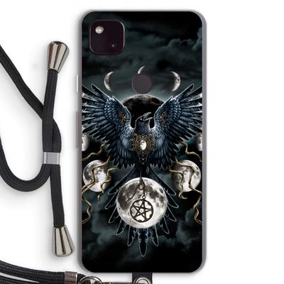 Sinister Wings: Pixel 4a 5G Transparant Hoesje met koord