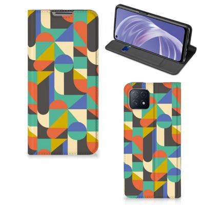 OPPO A73 5G | Hoesje met Magneet | Funky Retro