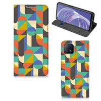 OPPO A73 5G | Hoesje met Magneet | Funky Retro