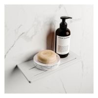 Planchet Mondiaz Easy | Wandmontage | 31x14x1.2 cm | Solid Surface | Rechthoek | Talc