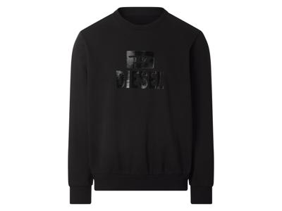 DIESEL Heren sweater (Zwart, XL)