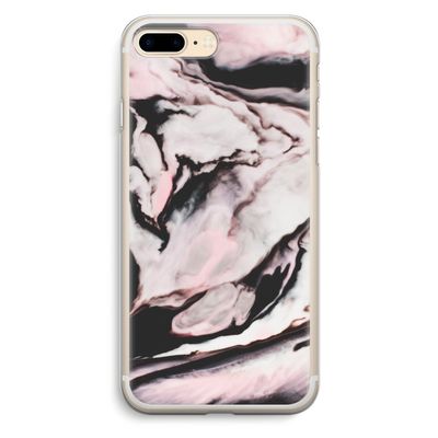 Roze stroom: iPhone 7 Plus Transparant Hoesje