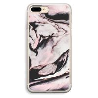 Roze stroom: iPhone 7 Plus Transparant Hoesje