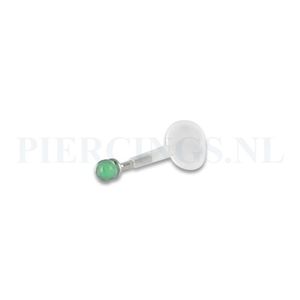 Labret 1.2 mm flexibel jade