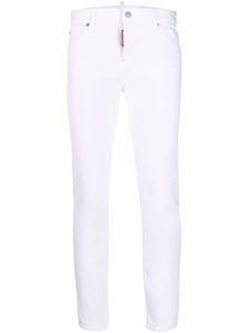 DSQUARED2 jean skinny à taille basse - Blanc