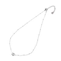 Go Dutch Label Ketting met Hartjes Zilver