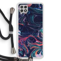 Light Years Beyond: Samsung Galaxy A22 4G Transparant Hoesje met koord