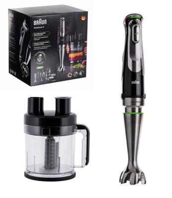 Braun MultiQuick 9 MQ 9195XLI 2 l Staafmixer 1200 W Zwart, Roestvrijstaal