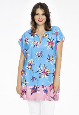 Yoek Tuniek wijd DAHLIA | Multi | Maat 46/48