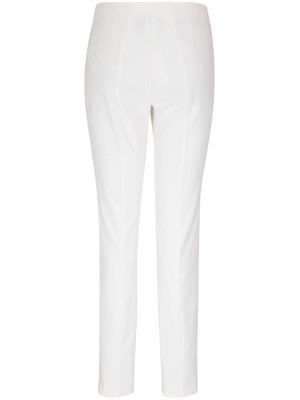 Akris pantalon slim à coutures apparentes - Blanc
