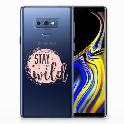 Samsung Galaxy Note 9 Telefoonhoesje met Naam Boho Stay Wild Samsung Galaxy Note 9 Telefoonhoesje met Naam Boho Stay Wild