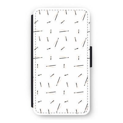 Hipster stripes: iPhone 11 Pro Flip Hoesje